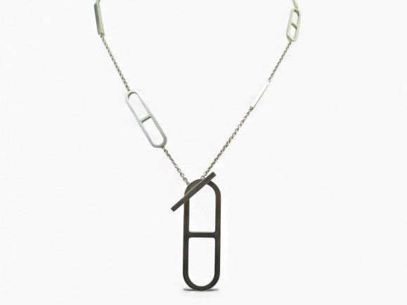 collier hermes sautoir ever chaine d'ancre 77 cm
