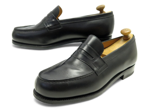 chaussures jm weston mocassins 180 5.5d 39.5 cuir