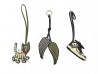 lot 3 charms zadig voltaire bijoux de sac cuir