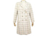 manteau chanel p26008 l 42 en tweed beige soie