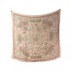 CHALE HERMES CARRE KANTHA EN MOUSSELINE DE SOIE ROSE 140 CM SILK SHAWL 1260€
