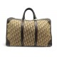 VINTAGE VALISE CHRISTIAN DIOR SAC DE VOYAGE A MAIN EN TOILE MONOGRAMME OBLIQUE