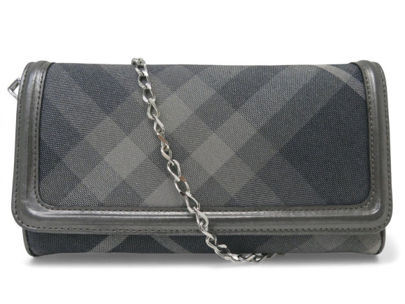sac a main burberry wallet on chain cuir toile tartan