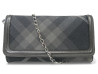 sac a main burberry wallet on chain cuir toile tartan