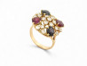 bague victorienne marguerite t54 sertie diamants 1ct