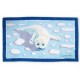 SERVIETTE DE PLAGE HERMES BEBE PHOQUE BLANCHON GM TAPIS DE BAIN BLEU TOWEL 610€