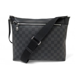 SAC A MAIN LOUIS VUITTON MESSENGER MM EN TOILE DAMIER GRAPHITE BANDOULIERE 2600€