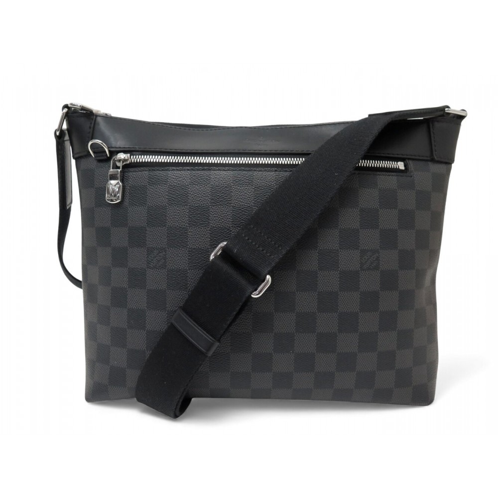 SAC A MAIN LOUIS VUITTON MESSENGER MM EN TOILE DAMIER GRAPHITE BANDOULIERE 2600€