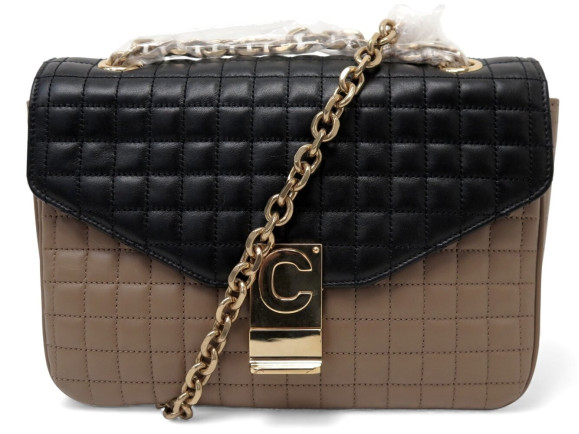  sac a main celine c bag 187253 en cuir bicolore