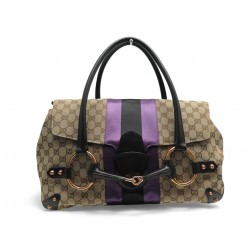 SAC A MAIN GUCCI HORSEBIT 129499 PORTE EPAULE TOILE GG SUPREME BANDE WEB 2100€