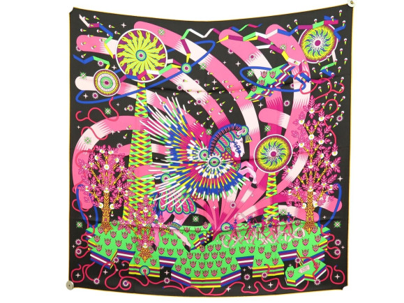  rare foulard hermes la source de pegase carre 90