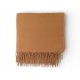 VINTAGE ETOLE HERMES EN CACHEMIRE & LAINE MARRON 75 X 245CM CASHMERE SCARF 1200€