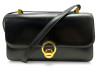  sac a main hermes ring 1978 en cuir box noir