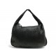 SAC A MAIN BOTTEGA VENETA 115653 HOBO EN CUIR INTRECCIATO NOIR POCHON BAG 3900€