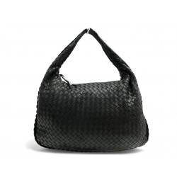 SAC A MAIN BOTTEGA VENETA 115653 HOBO EN CUIR INTRECCIATO NOIR POCHON BAG 3900€