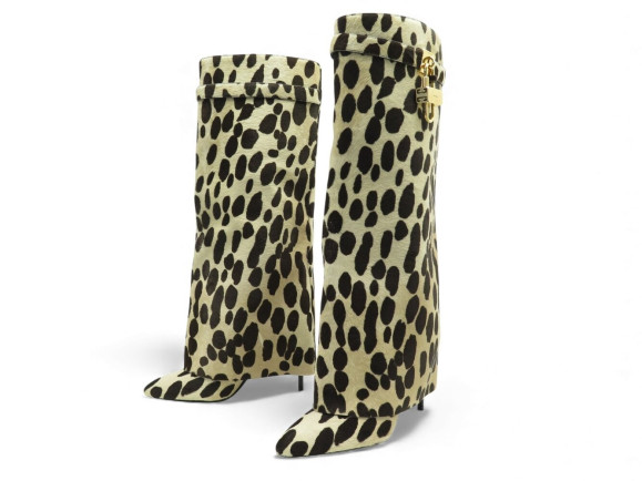  bottes a talons givenchy shark en poulain motifs
