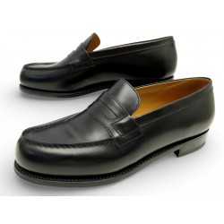 CHAUSSURES JM WESTON MOCASSINS 180 CUIR NOIR 5.5D 39.5 + EMBAUCHOIRS LOAFER 780€