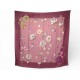 CHALE HERMES LA ROSEE FLEURS ROSES 140 CM EN CACHEMIRE & SOIE CASHMERE SHAWL