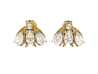 boucles d'oreilles christian dior abeilles a