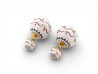 boucles d'oreilles dior tribales metal dore edition