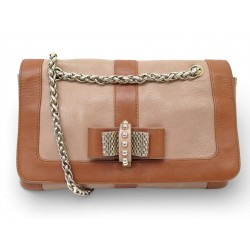 SAC A MAIN CHRISTIAN LOUBOUTIN SWEET CHARITY MARRON BANDOULIERE HAND BAG 1395€