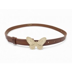NEUF CEINTURE CHRISTIAN DIOR METAMORPHOSE PAPILLON T80 CUIR BUTTERFLY BELT 620€