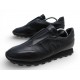 NEUF CHAUSSURES JM WESTON 928 ON MY WAY RACING 9.5 43.5 CUIR NOIR SNEAKERS 640€