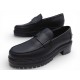 NEUF CHAUSSURES HERMES MOCASSINS KLEMENT H252133Z 38 39 CUIR LOAFERS SHOES 950€