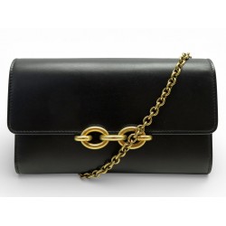 NEUF SAC A MAIN SAINT LAURENT 696608 MAILLON POCHETTE WALLET ON CHAIN WOC 1250€