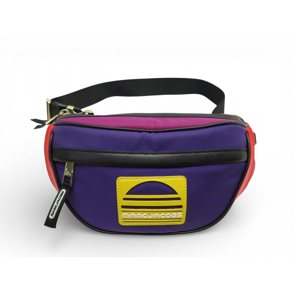 NEUF SAC BANANE MARC JACOBS ED LIMITE COLORBLOCK PORTE CEINTURE TOILE FANNY PACK