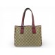 SAC A MAIN GUCCI CABAS TOILE GG SUPREME BEIGE 113019 TOTE HAND BAG PURSE 1750€