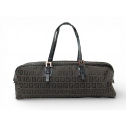 SAC A MAIN FENDI EAST WEST ZUCCHINO BAGUETTE 8BL006 EN TOILE ZUCCA HAND BAG 800€