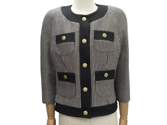veste pierre balmain en coton courte boutons
