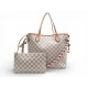 NEUF SAC A MAIN LOUIS VUITTON NEVERFULL MM DAMIER AZUR TRESSE BANDOULIERE BAG
