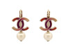 boucles d'oreilles chanel 2016 logo cc pendantes
