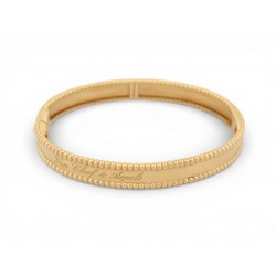 BRACELET VAN CLEEF & ARPELS PERLEE SIGNATURE M VCARP3K60 OR JAUNE 18K JONC 7550€