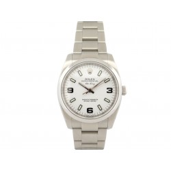 MONTRE ROLEX AIR KING 114200 34 MM EN ACIER BROSSE AUTOMATIQUE STEEL WATCH 6500€