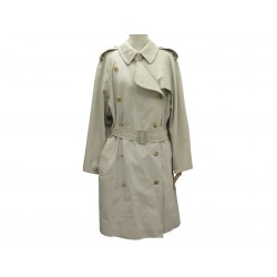 IMPERMEABLE CHANEL AVEC CEINTURE 44 L COTON BOUTONS LOGO CC TRENCH COAT 6600€
