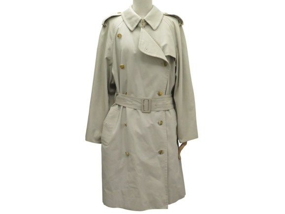 impermeable chanel avec ceinture 44 l coton boutons
