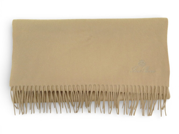  echarpe loro piana grande unita fao3766 a franges