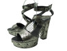 CHAUSSURES CHANEL G25978 LUCKY CHARMS LOGO CC CAMELIA TREFLE 38.5 SANDALES 1450€