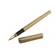 NEUF VINTAGE STYLO PLUME ST DUPONT 41021 A CARTOUCHES EN PLAQUE OR FOUNTAIN PEN