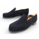 NEUF CHAUSSURES JM WESTON MOCASSINS 180 9D 43 DAIM BLEU + EMBAUCHOIRS SHOES 895€