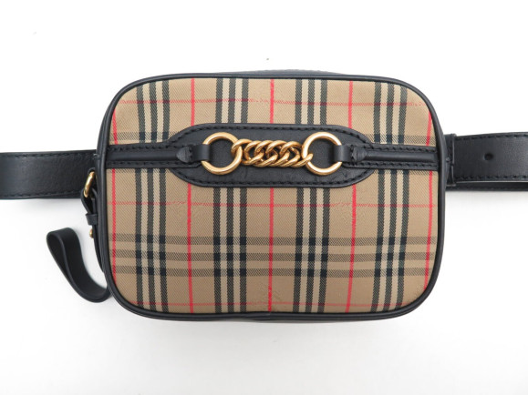 sac ceinture burberry bum 1983 en tartan check