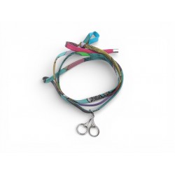 NEUF BRACELET HERMES TOURBILLON MORS EN SOIE 10 A 22 CM COLLIER + BOITE BANGLE