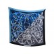 CHALE HERMES LE MORS A LA CONNETABLE D'ORIGNY CACHEMIRE & SOIE BOITE SHAWL 1340€