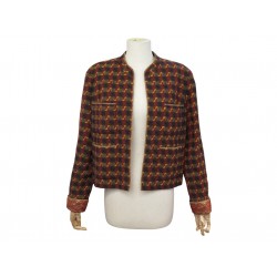 NEUF VESTE DE TAILLEUR CHANEL 1995 BOUTONS CC P0850 44 L EN TWEED JACKET 6500€