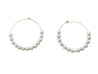  boucles d'oreilles ginette ny maria pearl hoops