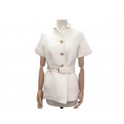 NEUF VESTE CHRISTIAN DIOR CINTREE MANCHES COURTES S 36 450V38A1583 JACKET 3100€