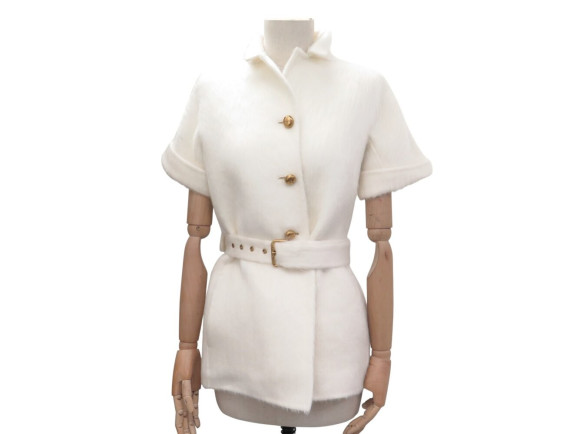 veste christian dior cintree manches courtes s 36